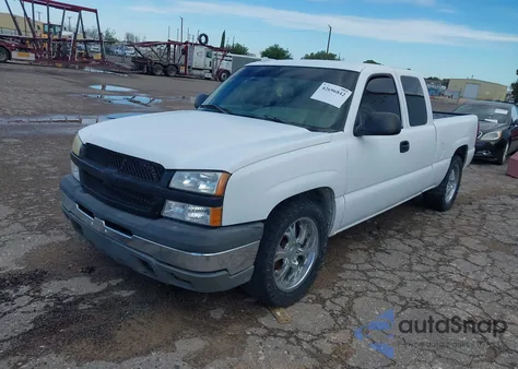 2004 Chevrolet Silverado 1500 Ls из США, поврежденный, VIN 1GCEC19X84Z349766